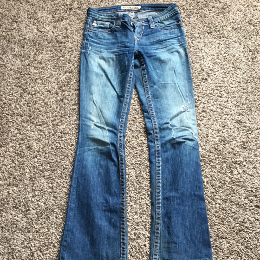 Big star jeans. Sweet ultra lowrise. Size 27L.